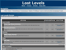 Tablet Screenshot of forums.lostlevels.org